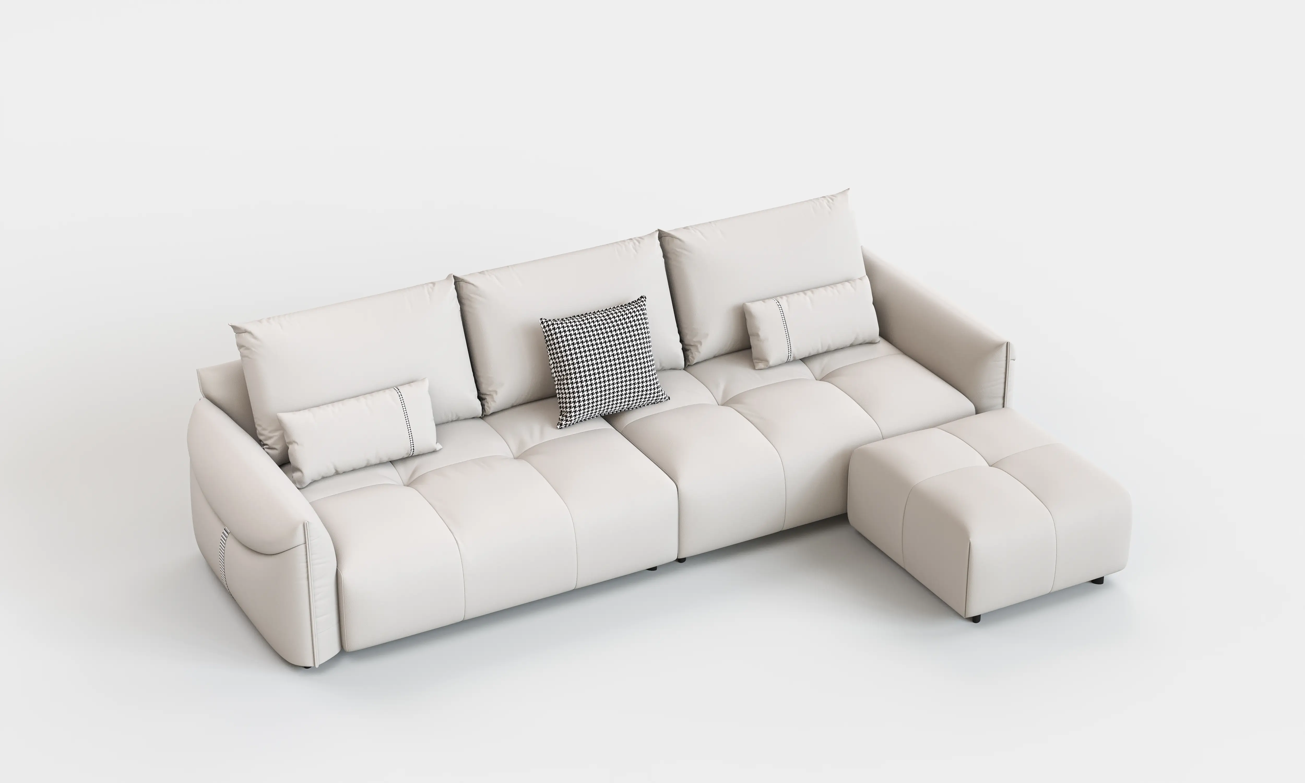 GCON GS - 9052 SOFA secional em couro 1