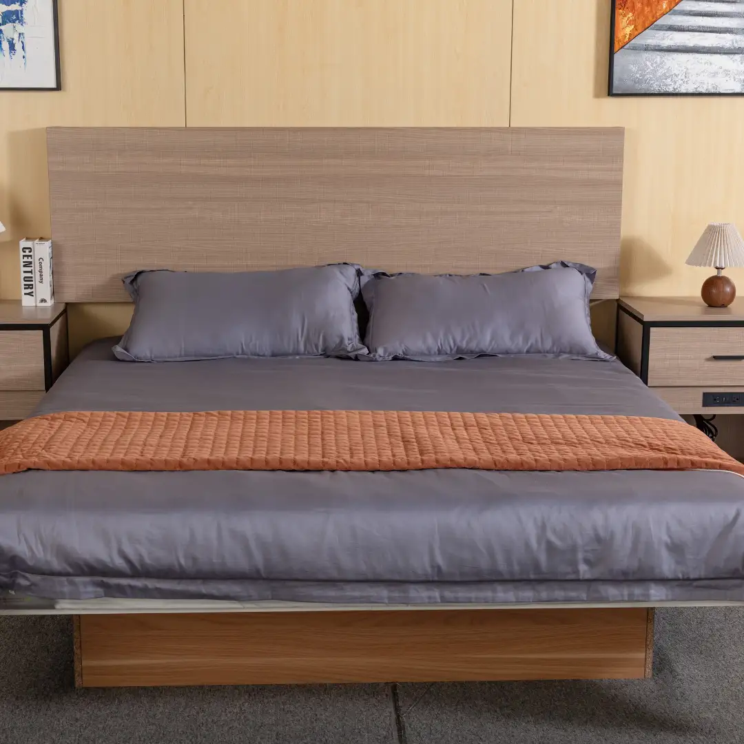 Bộ khung giường và đầu giường GCON GF-101 chất lượng thương mại dành cho ngành khách sạn. 1