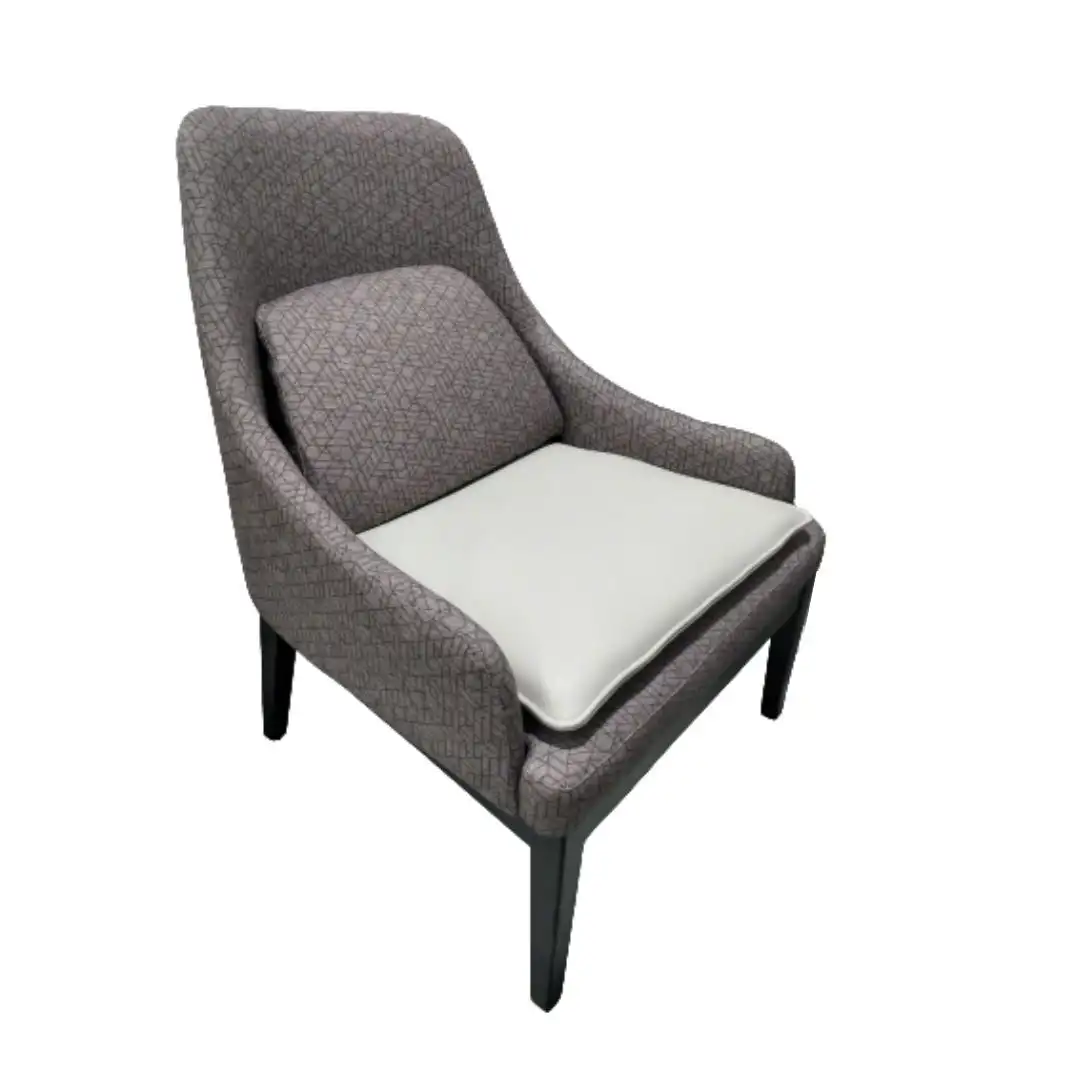 Poltrona decorativa in tessuto con motivo geometrico moderno GCON CH-01 / divano singolo 1