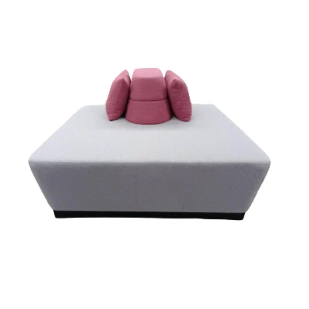 Современный квадратный диван-остров GCON CH-02 / Многонаправленное сиденье для лобби отеля 1