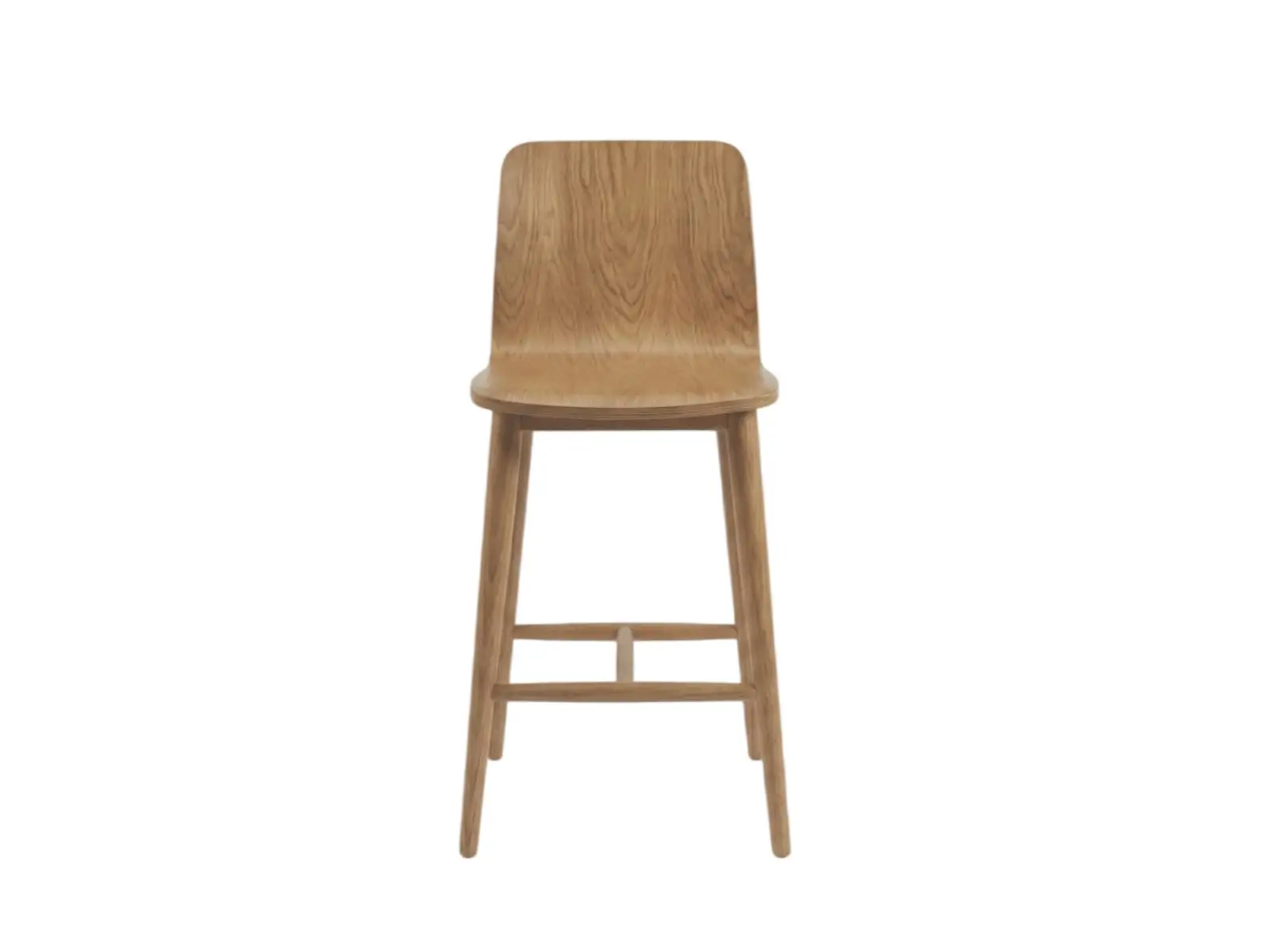 Taburete de bar de madera maciza de calidad profesional, silla de mostrador con chapa de roble moldeada para hoteles, restaurantes y bares (GCON) 1