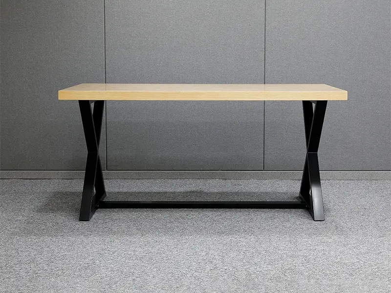M-EMO-07 X Shape Hotel Dining Table GCON Furniture Manufacturer 1