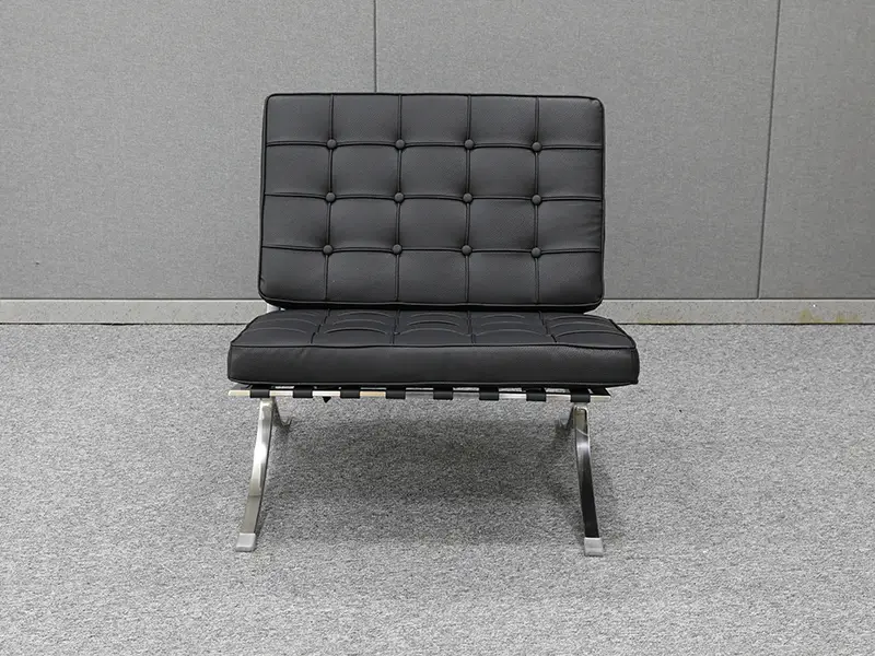 Chaise de chambre d'hôtel à jambes croisées GCON 500-2163, canapé simple à jambes en X 1