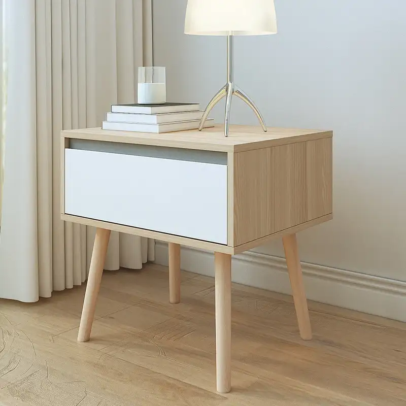 Fabricante China Muebles de dormitorio modernos Gabinete de dormitorio Mesita de noche 1