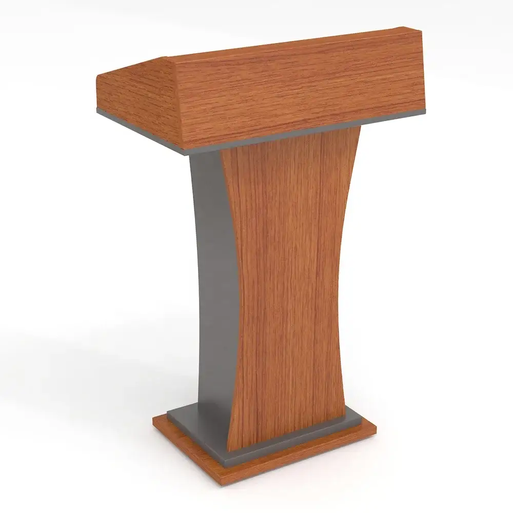 Support de pupitre de Mfc/pupitre en bois de chaire de podium de Mfc pour l'église 1