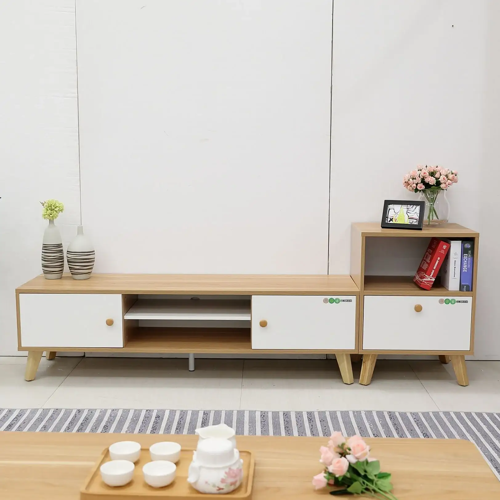 Factory Price Excellent Quality Wooden Living Room Designs Tv Cabinet 1