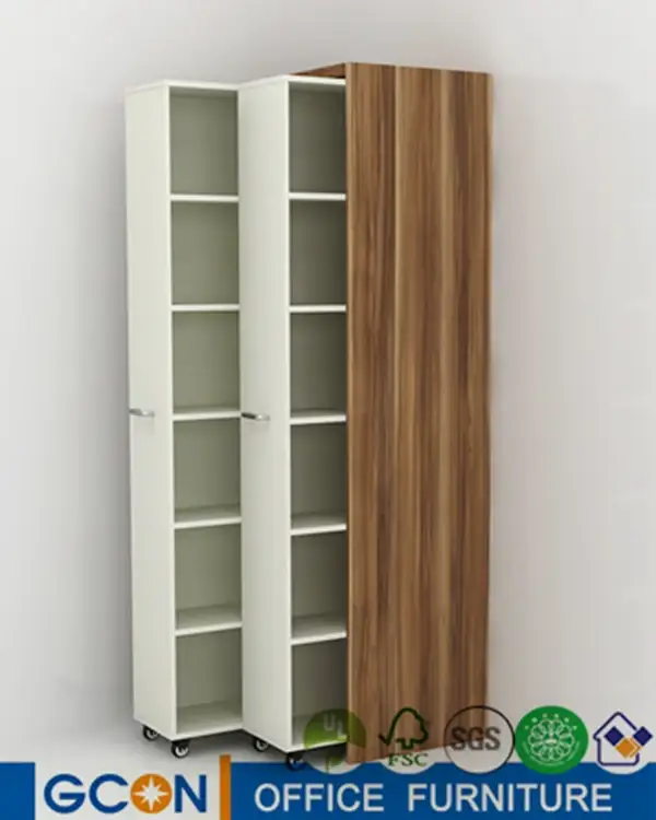 Bibliothèque spéciale en bois à assembler facile, chevet, chambre à coucher, salon, bon marché, avec roulettes 1