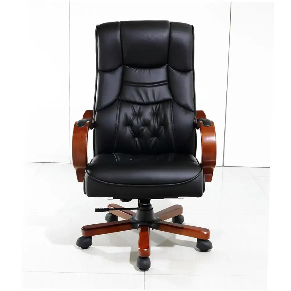 Silla de oficina Silla de oficina giratoria Especificación Silla de oficina de cuero 1