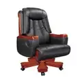 Silla de oficina de jefe, silla ejecutiva de China, reposabrazos de madera y silla de oficina ejecutiva base 1