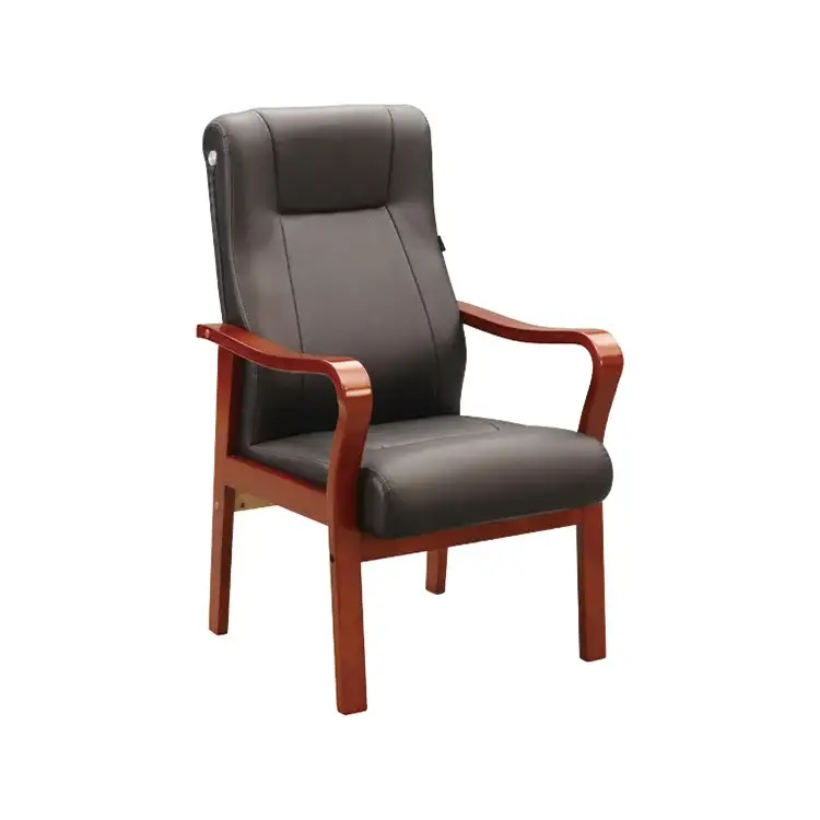 Wholesale Cheap Conference Chairs Meeting Room Pu Leather Office Chair With Arm Rest 1