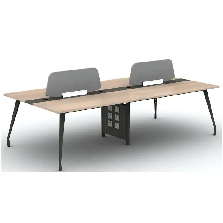 Muebles de oficinas industriales del metal del top del final de la melamina del tablero de Partical del puesto de trabajo de Oland con diseño del espacio abierto 1