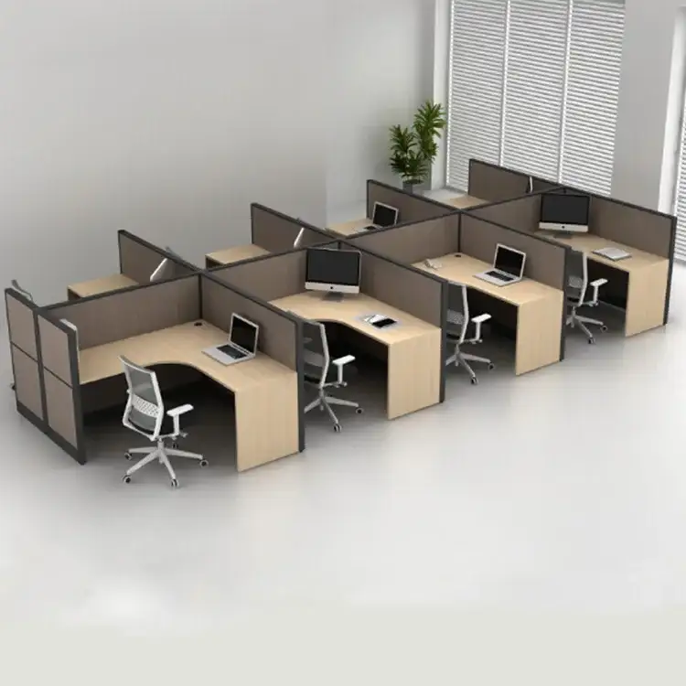 Mobilier de bureau en bois Guangzhou d'usine de Gcon de conception moderne disponible pour l'usage fait sur commande de poste de travail 1