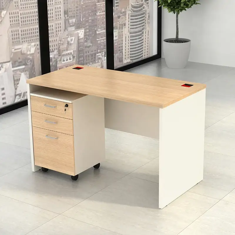 Mesa moderna de estação de trabalho para computador de escritório para 6 pessoas Mesa para parceiros de escritório 1