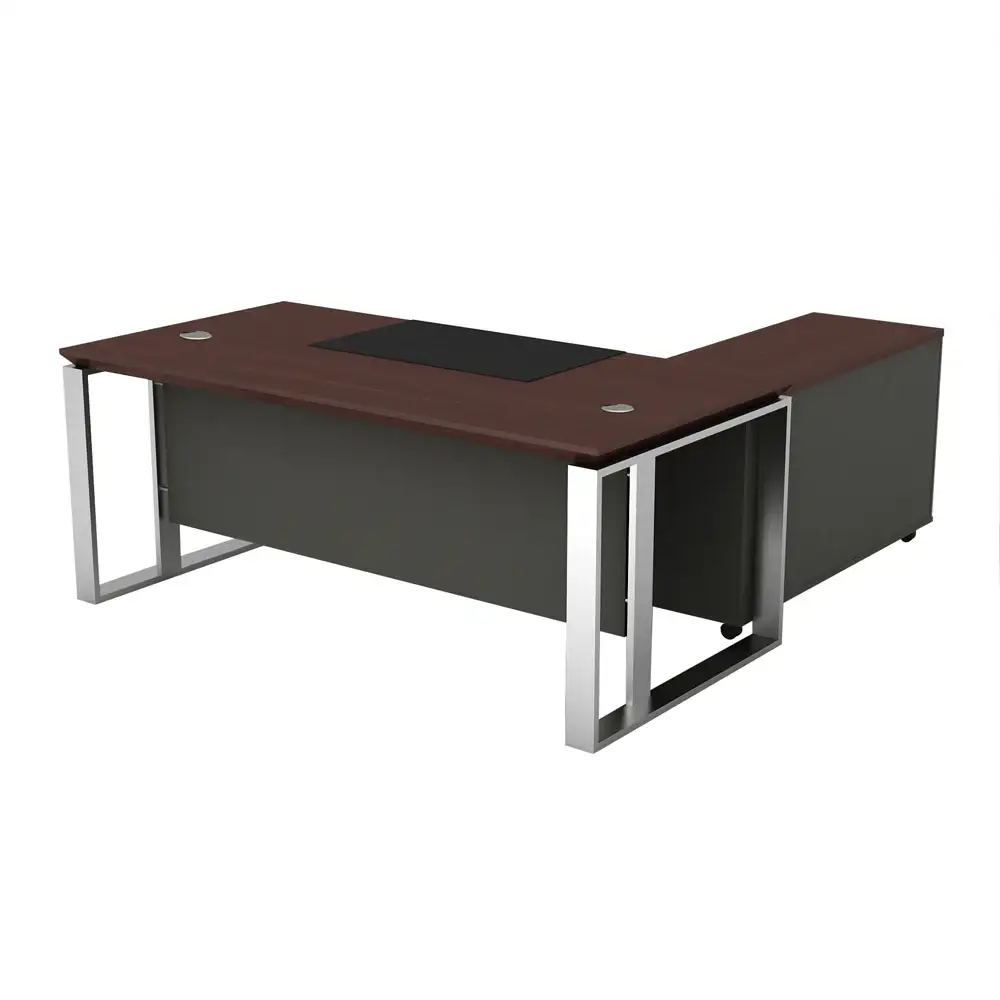 Mesa combinada para escritório executivo Diretores administrativos Design de móveis de escritório Design de mesa de recepção 1