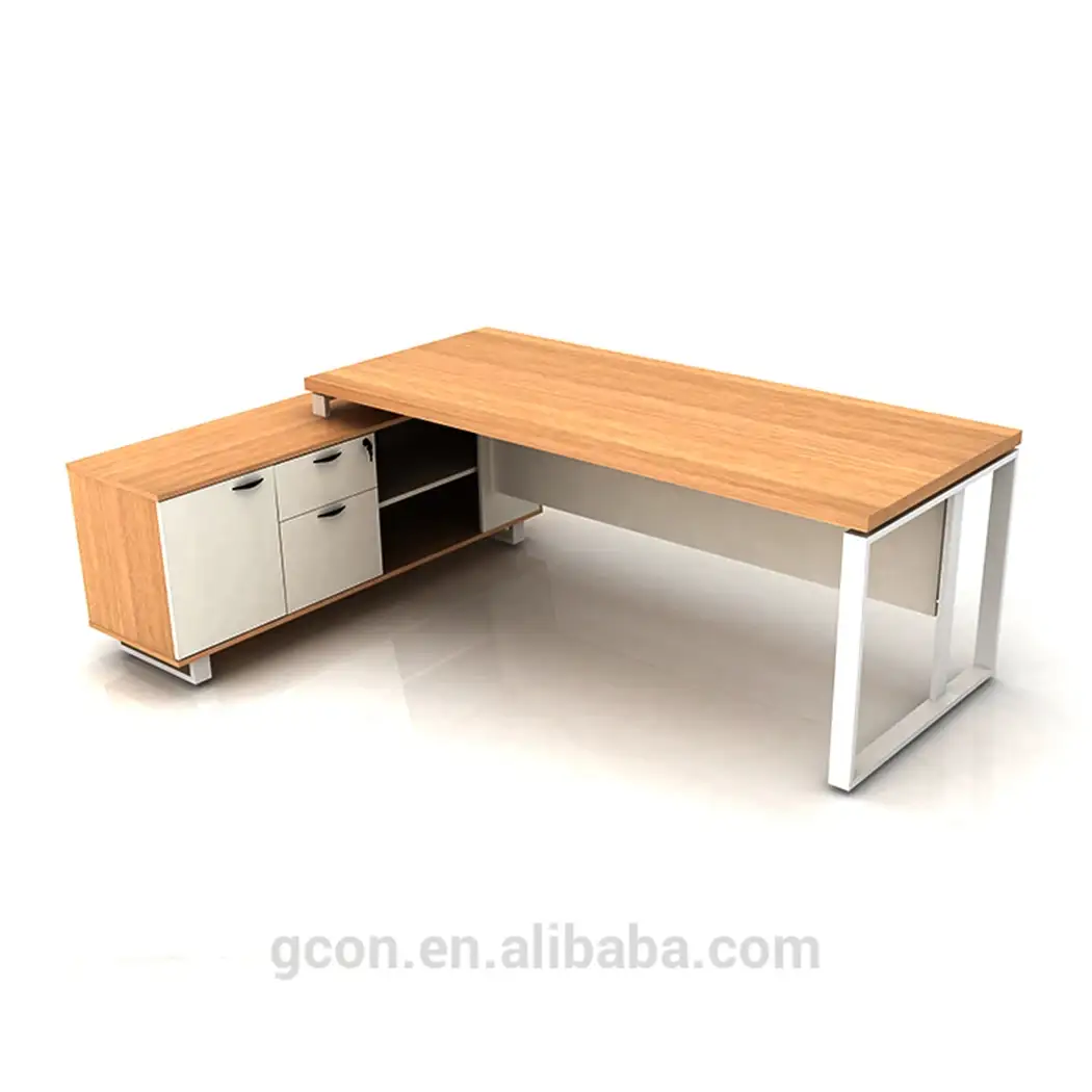 Bureau de conception de Table de bureau exécutif moderne en bois Durable de haute qualité de vente chaude 1
