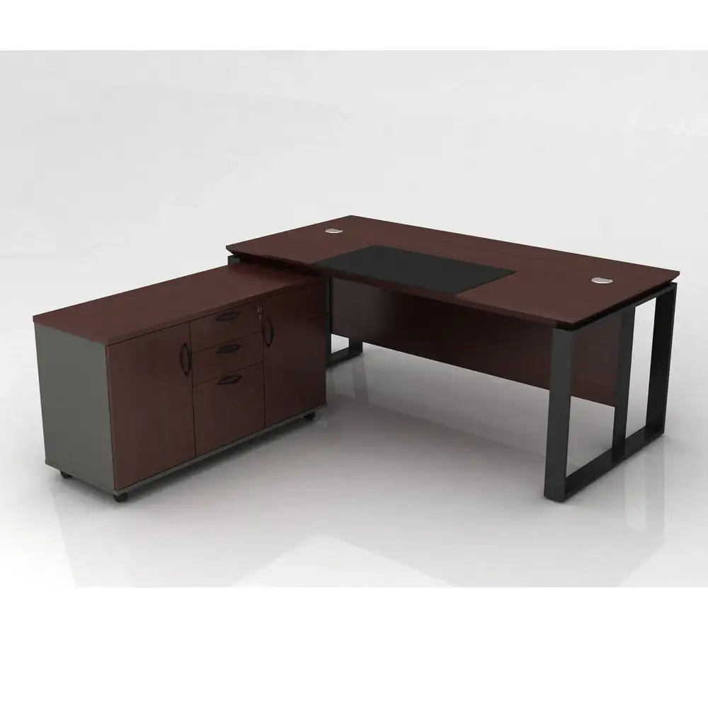 Bureau d'ordinateur d'angle, bureau de secrétaire, table de bureau 1
