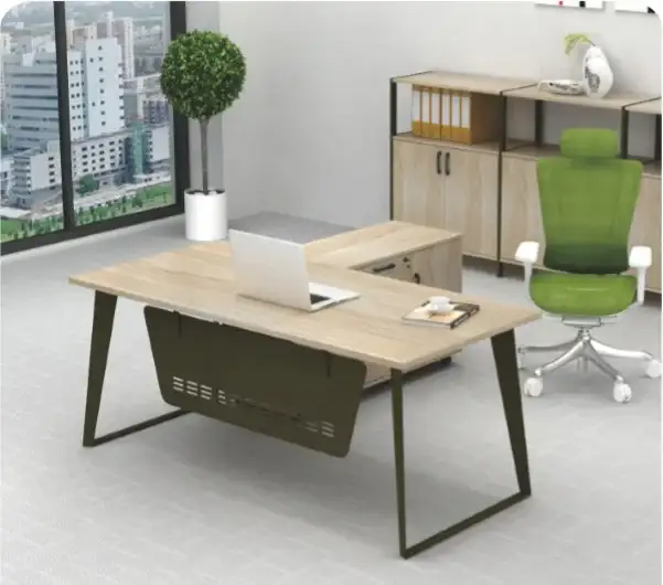 Ensemble de bureau de direction en bois de dimensions standard de meubles modernes Gcon 1