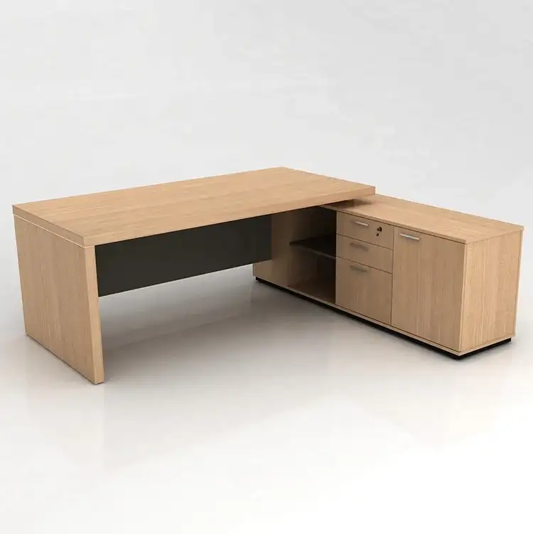 High Quality Office Table L Shaped Computer Desk Home Office Furniture With File Cabinets 1