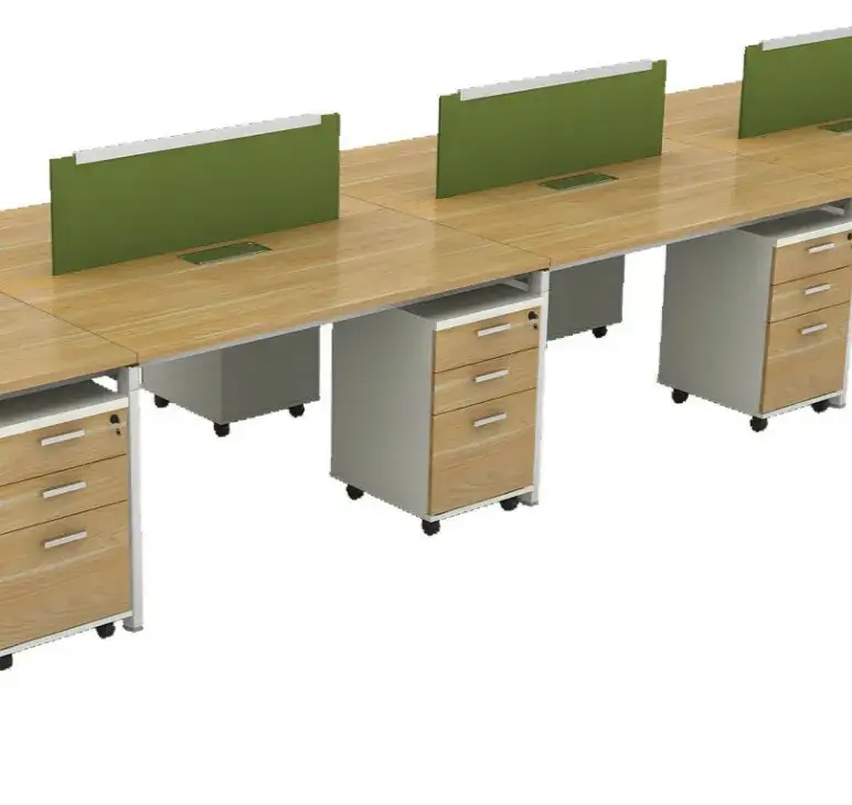 Office Computer Long Table For Eight Person New Type Cheap Office Desk 1