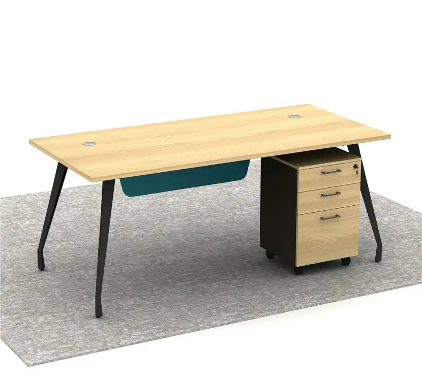 Mdf moderno ejecutivo de madera del escritorio de oficina del director ejecutivo de lujo para los muebles de oficinas1 1