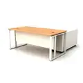 Escritorio de gerente con cajón, mesa de oficina en forma de L, escritorio ejecutivo para director ejecutivo, escritorio de oficina, muebles de oficina 1