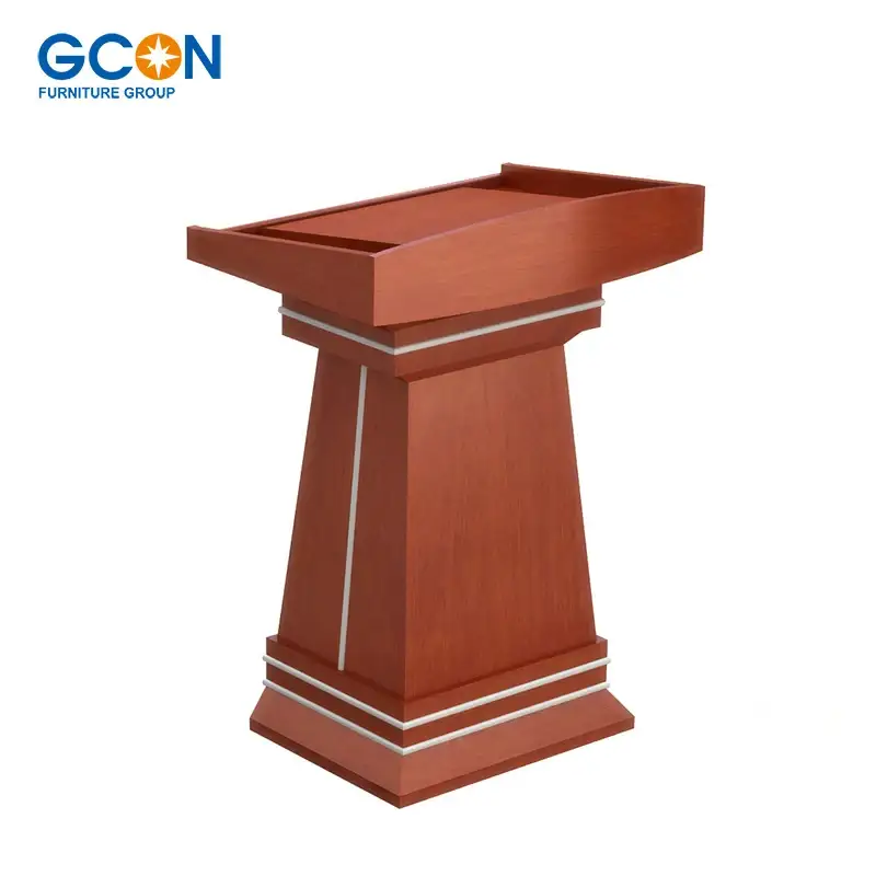 Competitive Price Simple Furniture Wooden Podium 1