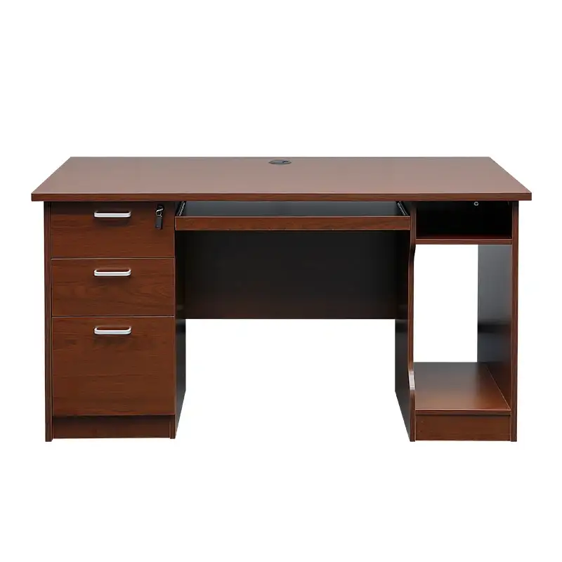 Table d'ordinateur de bureau à domicile en panneaux de particules mélaminés de haute qualité 1