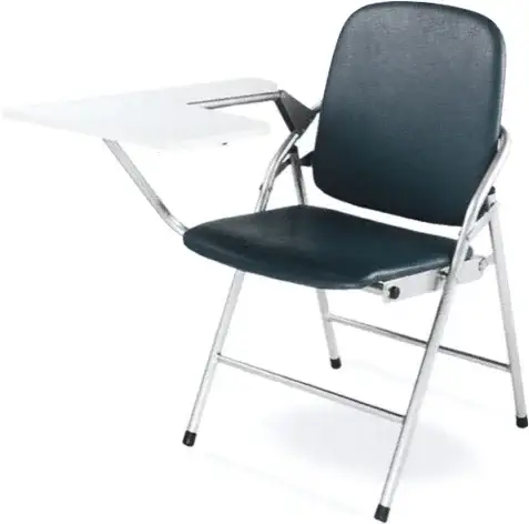 Chaise d'école pour étudiants avec bloc-notes 1