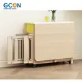 Jualan Panas Gcon Rekaan Baru Menjimatkan Ruang Meja Makan Lipat Kayu Moden Untuk Perabot Rumah 1