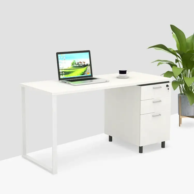 Meja Komputer Pejabat Meja Pejabat Putih Untuk Pejabat Rumah Escritorios Blanco Para Oficina Muebles De Ofcina 1