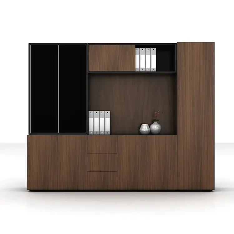 Luxury Filing Cabinet Cupboard Office Furniture Wooden Filing Storage Cabinets Documentcabinet 1