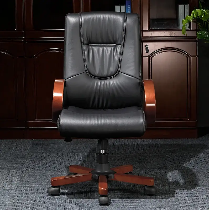 Ergonomischer Ceo-Stuhl, luxuriöse Büromöbel aus PU-Leder für Geschäftsführer 1