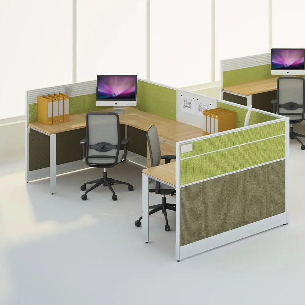 Cubículo Oficina Mesa De partición Oficina pequeño cubículo escritorio De oficina moderno con particiones estación De trabajo Bureau De Travail 1