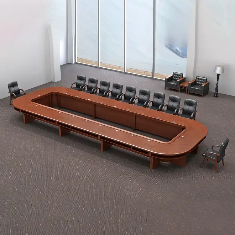 Tavolo da conferenza in legno per sala riunioni per ufficio promozionale 1