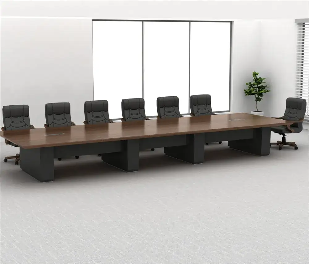 Mesa de conferencias modular de lujo grande de madera moderna/mesa de reuniones 1