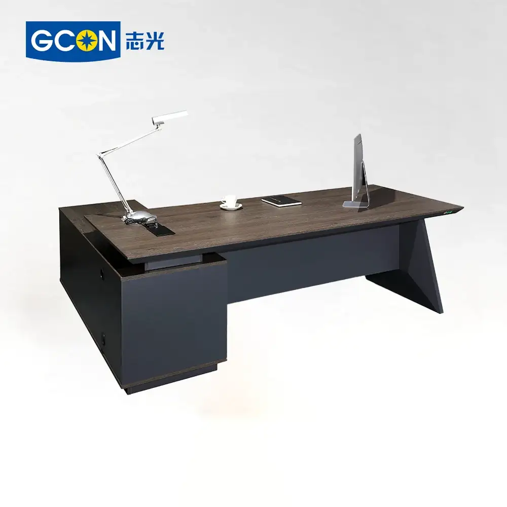 Mesa de oficina ejecutiva moderna Escritorio de muebles de director ejecutivo de lujo 1