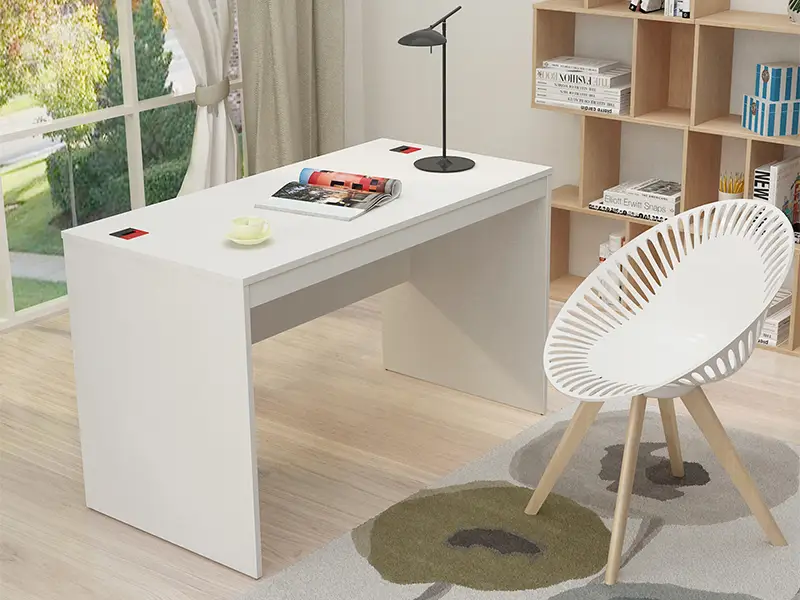 Mesa minimalista de la habitación del apartamento del OEM del escritorio del negocio del hotel de GCON GF-102 1