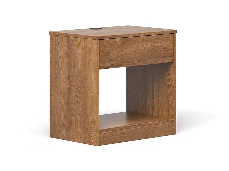 Mesita de noche moderna para hotel GCON M-SHT-08 Mesita de noche con un cajón 1