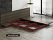Luxury Hotel Furniture Dark Grey Floating Hotel Bed by GCON 2