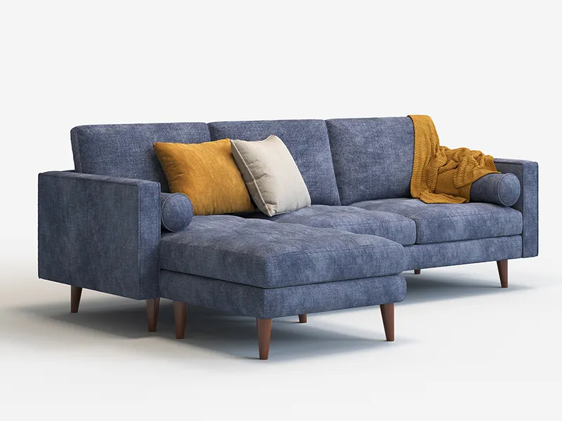 GCON Hotel Furniture L Shape Sofa with Chaise Hotel FurnitureManufacter 2