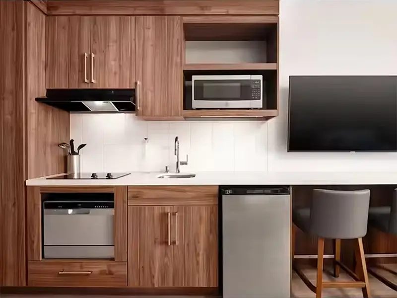GCON Adr-KN-01 Suite Hotel Almari Dapur dengan Sinki Dapur Kecil Semua-dalam-satu Komprehensif OEM 1