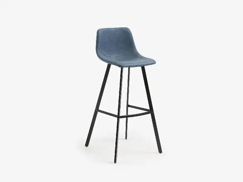 Adr-CS-02 Counter Stool Synthetic Leather Upholstered Ergonomic Back and Seat 88cm Tall Barstool for Hotel and Restaurant 1