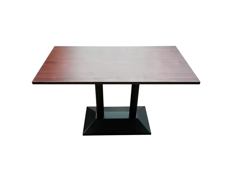 M-AAI-05 Universal Dining Table for Restaurant and Coffee Shop GCON Hotel T-molding Base Dining Hall Furniture 1
