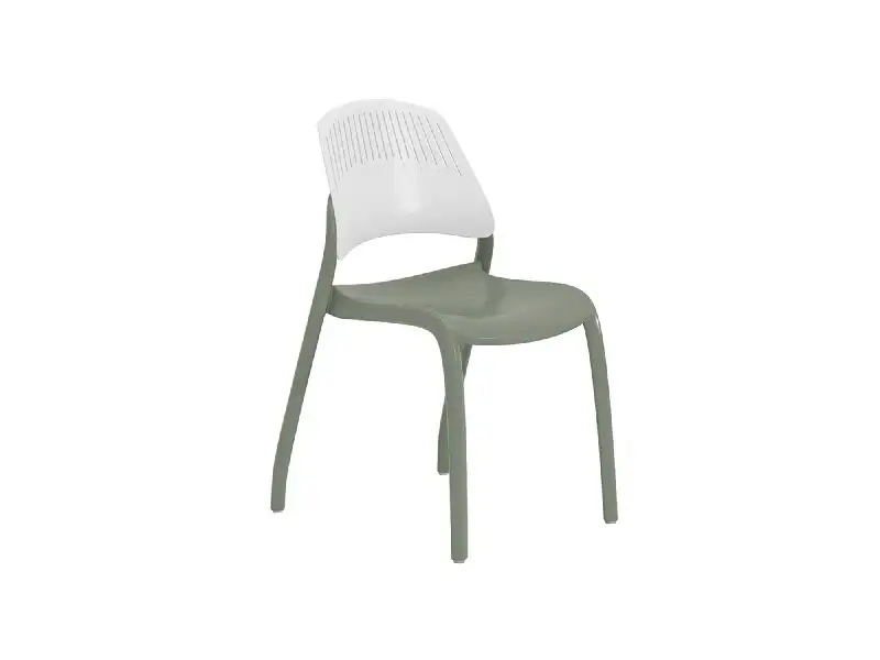 GCON GW-HD668 Plastic Training Chair Extended Backrest with Ergonomic Seat Lightweight Stackable Chair 1
