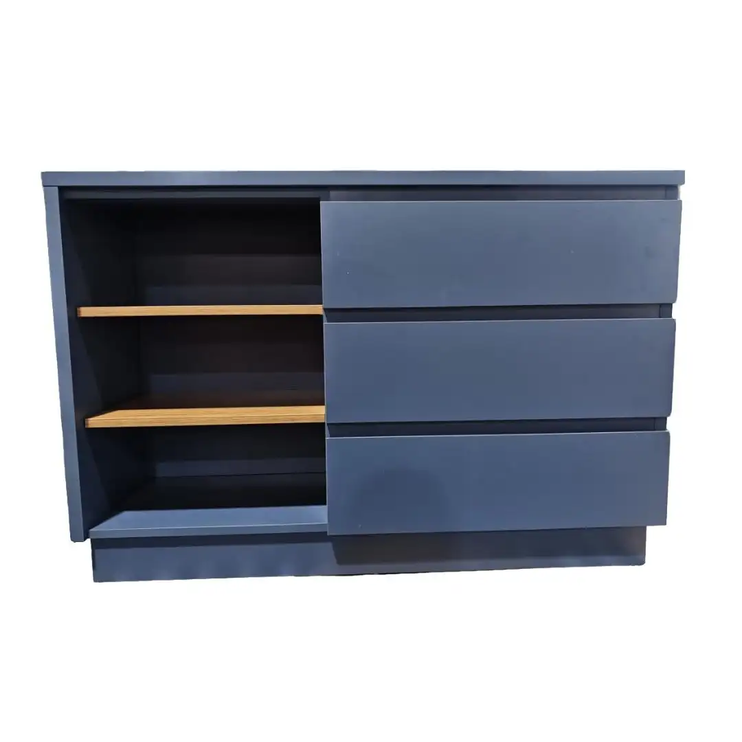 GCON CIS-25-L Wielofunkcyjna szafa magazynowa z systemem zarządzania kablami i otwartymi półkami 1