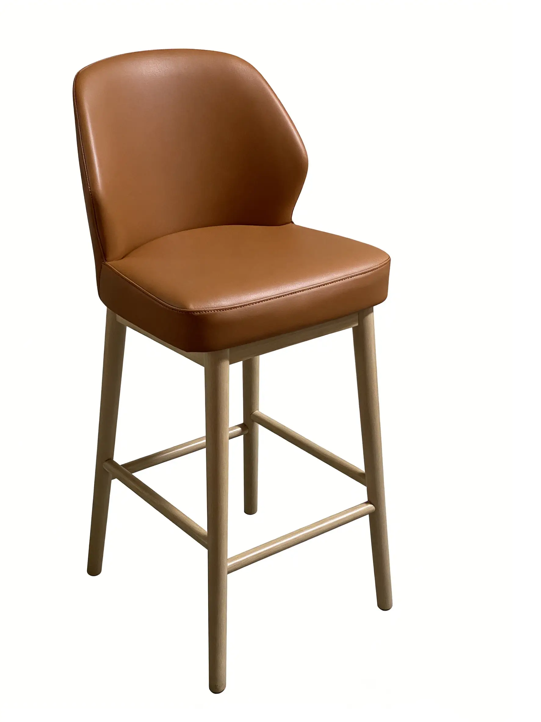 Tabouret de bar moderne en cuir GCON 1