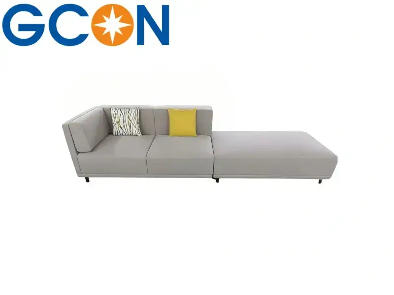 GCON HSL305 Modern Modular Sectional Sofa with Extended Daybed 1