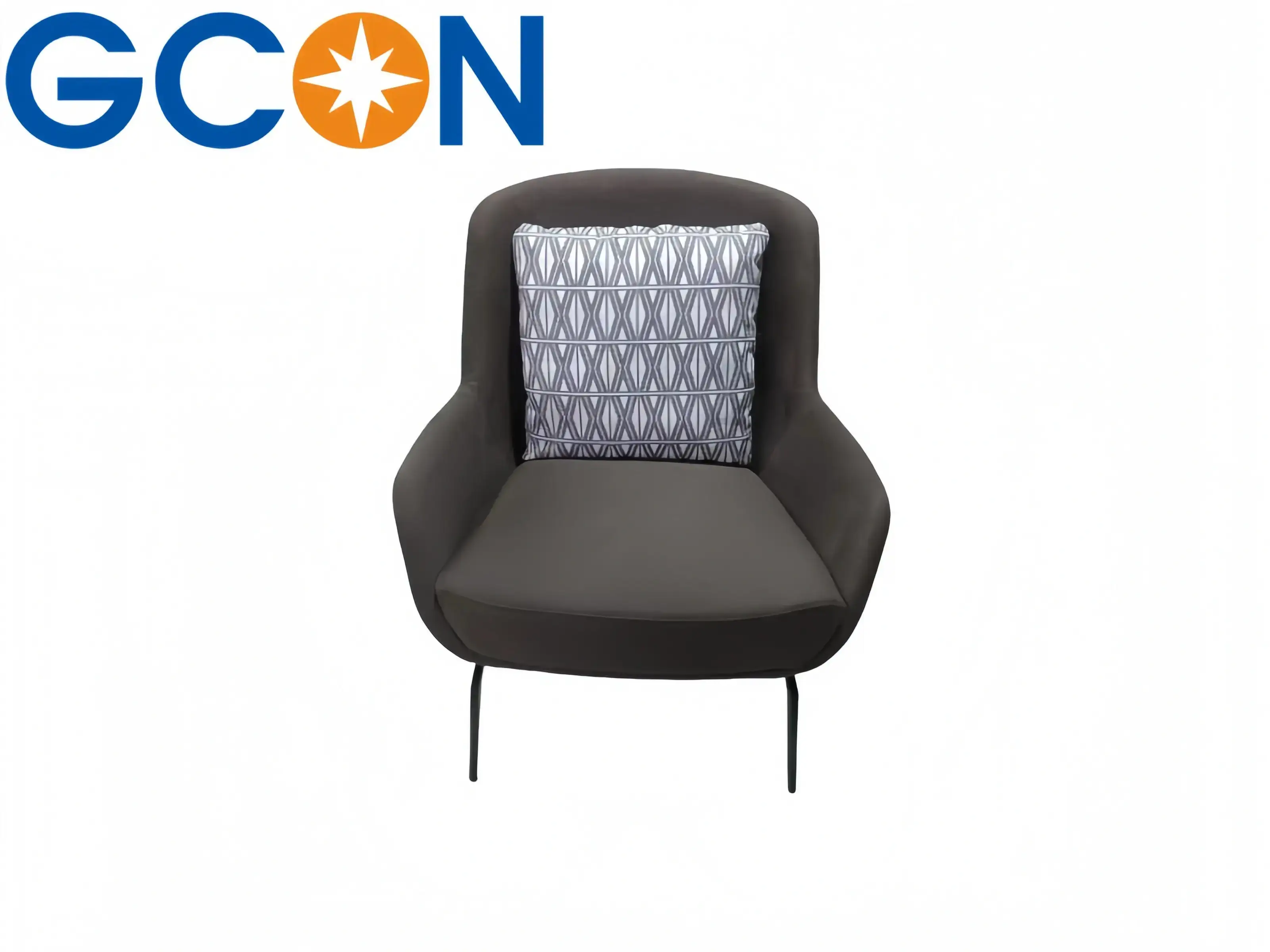 GCON HIP-331 Contemporary Fabric Accent Chair 1