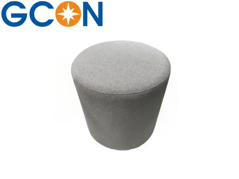 GCON HSL303 Modern Fabric Round Ottoman / Footrest 1