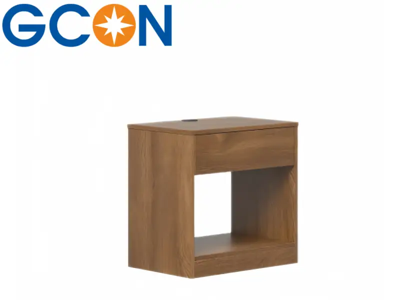 GCON M-SHT-08 wooden nightstand for hotel project 1
